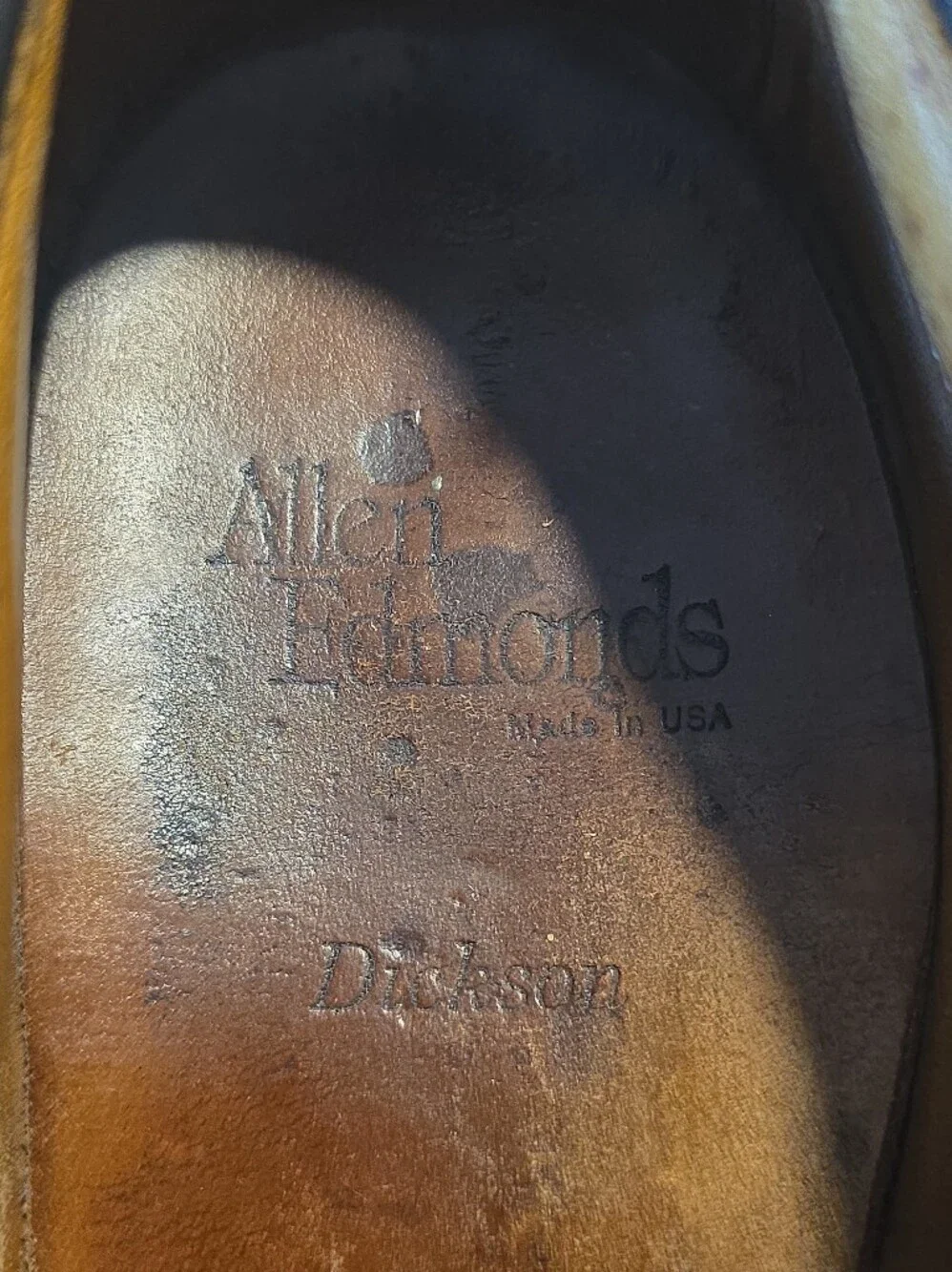 Allen Edmonds - Dickson Split Toe Blucher Shoes - 9E - Chestnut Brown